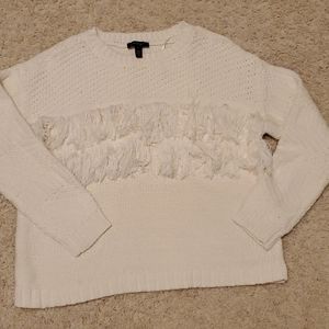 Jessica Simpson fringe sweater
